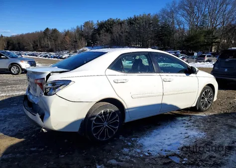 2016 Toyota Corolla L из США, поврежденный, VIN 2T1BURHE9GC726442